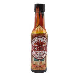 School of Hot Sauce, Mild, Carolina Reaper Pepper Sauce, A Perfect Balance of Heat and Flavor, Gourmet Hot Sauce, Versatility For All Kinds of Foods, Exquisite Taste In A Bottle, 5 fl oz.