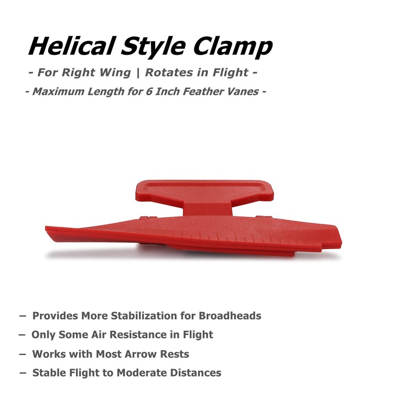 M.SJUMPPER ARCHERY Fletching Jig with Straight Helix Clamps Adjustable Fletch