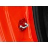 SpeedForm Door Striker Trim; Red Carbon Compatible For 15-23 Challenger