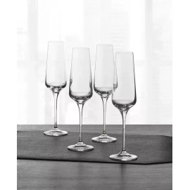 Hotel Collection Set of 4 Flute Glasses   NEW!!!!!!