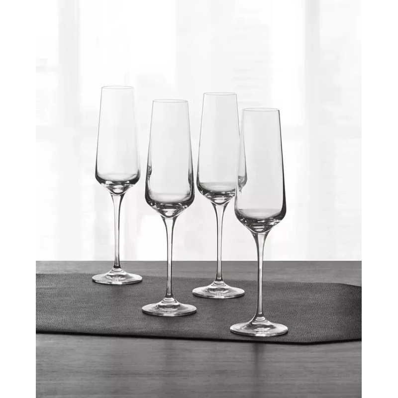 Hotel Collection Set of 4 Flute Glasses NEW!!!!!!