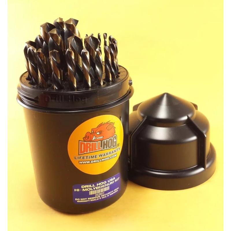 Drill Hog 29 Pc Left Hand Drill Bits Drill Bit