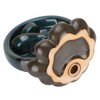 Backflow Incense Burner Waterfall Lotus Base Ceramic Holder Aromatherapy Ornament