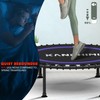 Kanchimi 550 LBS Foldable Mini Trampoline, 40" Fitness Trampoline Without