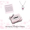 Cherished Moments Girl's Sterling Silver "Dancing Heart" February Simulated Birthstone