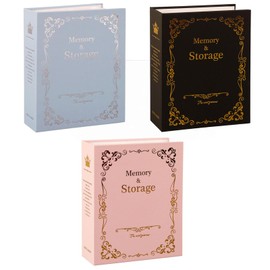 Your Act Photo Album Album L Size Photo Holder Postcard Size KG Mini Large Capacity 100 Sheets Storage 3 Color Set
