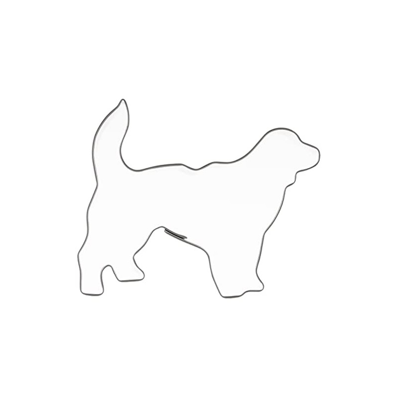 Staedter Golden Retriever Cookie Cutter, Silver