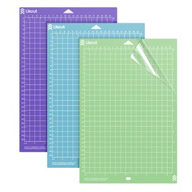 Likcut Cutting Mat for S41 Vinyl Cutter - 8.5" x 12" Cutting Mats (Standard, Light, Strong Adhesive 3 Mats) Compatible with Cricut Joy Xtra for Craft DIY Paper, Vinyl, Cardstock, Craft