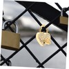 Angoily Security Padlock Outdoor Heart Padlock for Couples Love Lock