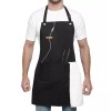 i-Heir Chef Apron, Cotton and Polyester, Adjustable, Professional, Kitchen -