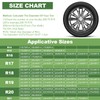 2 Pack Seasonal Tire Tote, 700D Spare Tire Cover -
