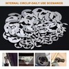 HSEAMALL 400 STÜCKE Sprengring Set E-Clip E-Clips Sicherungsringe Edelstahl Externe