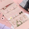 sourcing map Travel Jewelry Roll Bag, Foldable Travel Jewelry Organizer
