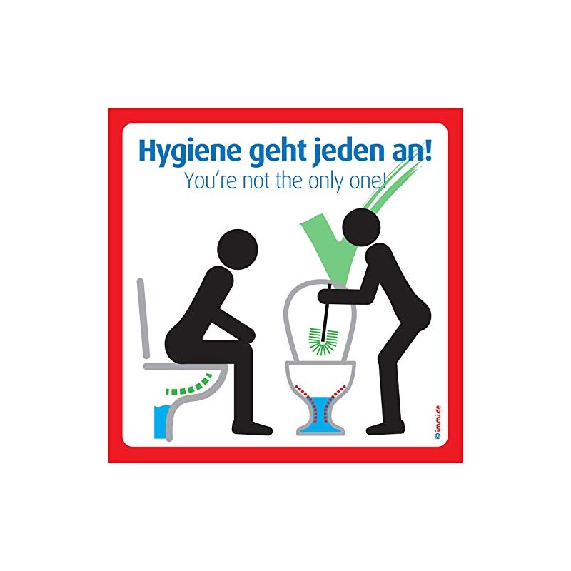 immi please pee while sitting sticker. The Original.