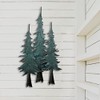 PINE FOREST METAL WALL ART