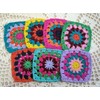 Crochet Granny Square Doily Appliques Embellishments, Scrap Booking, Small Wedding