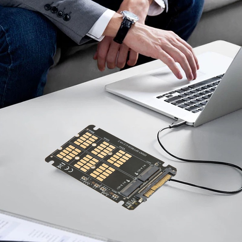 M.2 NVME SATA to U.2 Adapter Card NVME SATA Dual