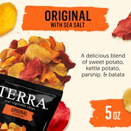 Terra Vegetable Chips, Original Vegetable Chips with Sea Salt, 5 oz