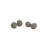 Jacob Alexander Pair of Solid Color Silk Knot Cufflinks -