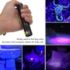 UV Flashlight LED 365nm Aluminium Alloy Battery Powered Widely Used
