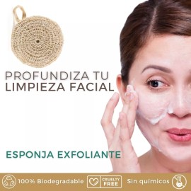 Corazón Verde Esponjas De Fibra Natural De Ixtle De Maguey (6 Piezas)