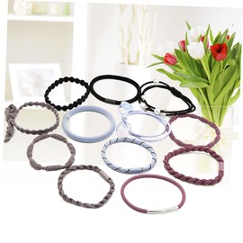 FOMIYES Essential Hair Tie Collection 24pcs Elastic Ponytail Holders for Women Girls Stylish Hair Rope Bands