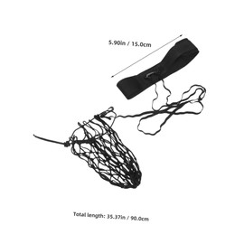 Kisangel Football Training Net Bag Workout Belt for Men Soccer Trainer Aid Adjustable Soccer Kicking Strap Sturdy Football Trainer Strap