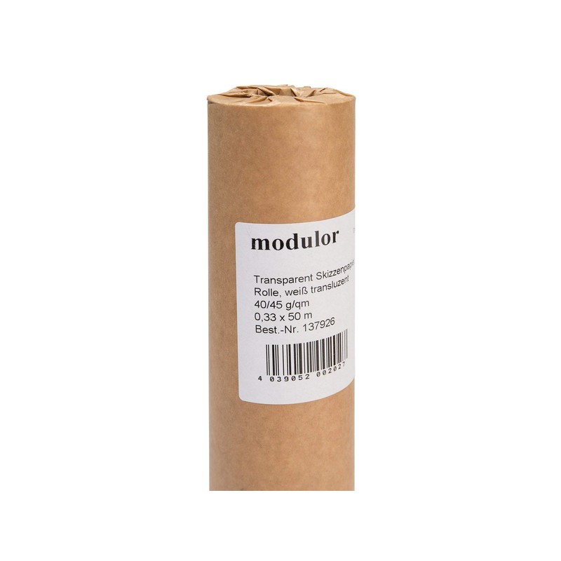 POLYTEKT - Skizzenrolle Skizzenpapier 40g 33cm x 50m