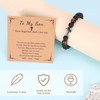 BBKON Adjustable Cross Bracelet, Black, Men's First Communion Gift