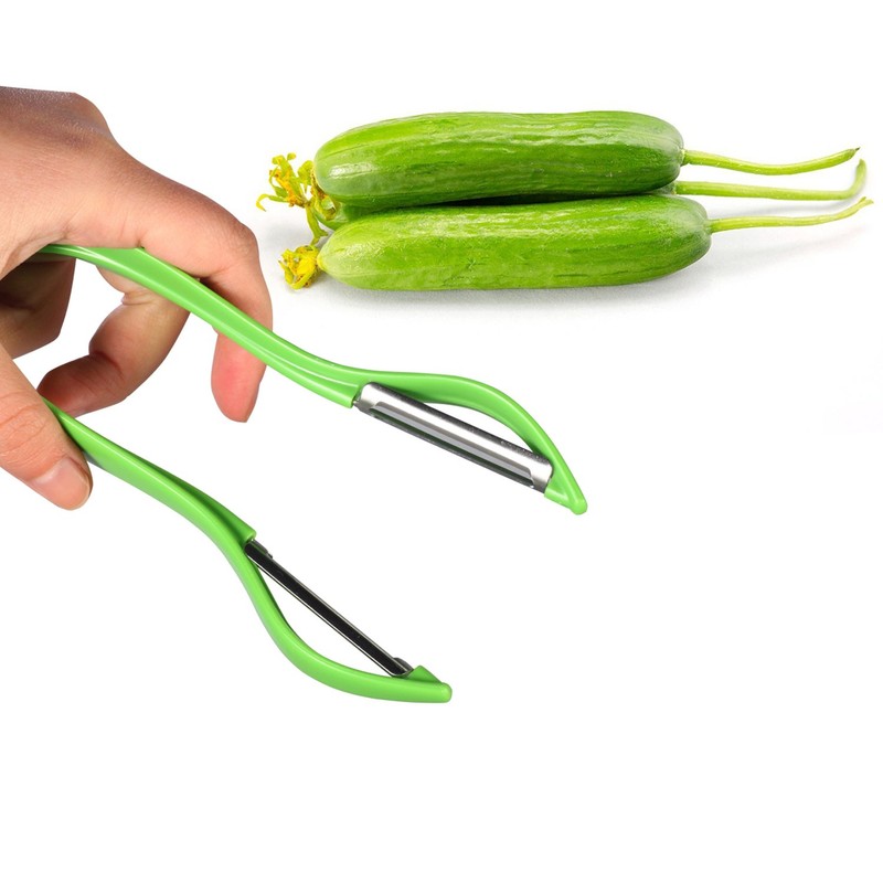 Tescoma Peeler with 2 Blades, Wide Presto Expert, Assorted, 21