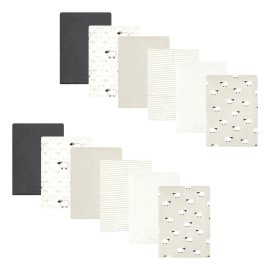 Hudson Baby Paño Unisex De Franela Para Eructos Para Bebé, 1