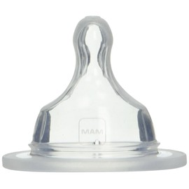 MAM Slow Flow Nipples, Level 1, 0+ Months, 2-Count