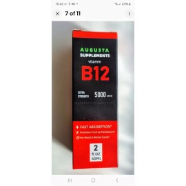Vitamins High strength Vitamin B12 liquid 5000mcu Fast Absorbtion