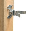1-3/8" Flat Back Wall Mount Fork Gate Latch - Gate