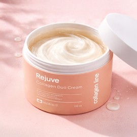 Merry Kit Rejuve Collagen Duo Cream 100ml + 8 Merry Kit Packs Merry Kit Rejuve Collagen Duo Cream + 8 Vitamin Packs / 메리키트 리쥬브 콜라겐 듀오크림 100ml+메리키트팩 8장 메리키트 리쥬브 콜라겐 듀오크림+비타민팩8장