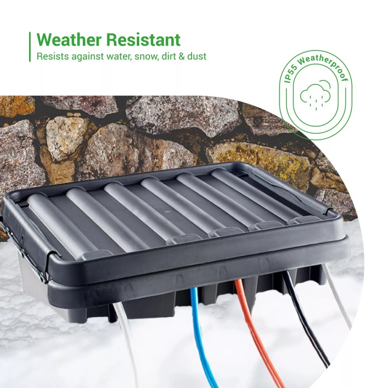 SOCKiTBOX Original Weatherproof Connection Box - Electrical Power Cord Enclosure