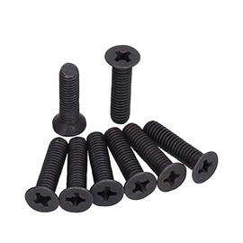 50 Piezas M4 Tornillo Avellanado Pieza de Conexión de Tornillo Cruzado Plano para Mantenimiento de Reparación(M4x16), Tornillo