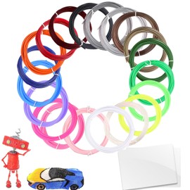RtottiM 3D Pen PLA Filament 1.75 mm, 20 Colours, 5 m each, 3D Pen Accessories, 3D Pen Filament, 3D Pen Refill Packs Set, 3D Pen PCL Filament, 3D Oodler Refill Packs