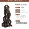 French Curl Braiding Hair 20 Inch 8 Packs Curly Braiding