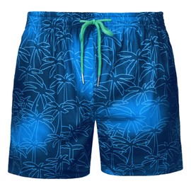 KTMOUW Traje de Baño Hombre Corto 2 In 1 Short Playa Hombre de Secado Rápido,Forro Interior de Compresión Bañador Hombre con Bolsillos,Short Natacion Hombre, Transpirables y Cómodos,Verde