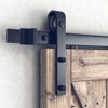 SMARTSTANDARD 13 FT Double Barn Door Hardware Kit, Sliding Door