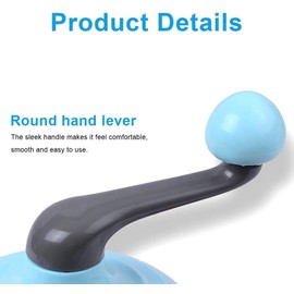 Egg Whisk &Separators Plastic Hand Crank Push Whisk Blender for Home - Versatile Tool for Egg Beater, Milk Frother, Hand Push Mixer Stirrer - Kitchen Utensil for Blending, Whisking, Beating