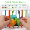 Baby Shape Sorting Toy Sorting Baby Toy with Elastic Bands