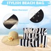 Kasgo Beach Bag for Women, Large Water Resistant Summer Tote