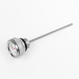 HI-LINE Oil Thermometer CT125 for Hunter Cub Cross Cub 110/50, Oil Thermometer, Measuring Range 0 - 200°C, Motorcycle, Thermometer, Temperature Measurement, Convenient, Oil Temp Meter, Stylish, Dress