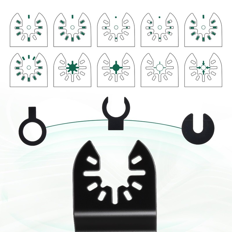 INMOZATA 29PCS Multi Tool Blade Oscillating Multi Tool Accessories
