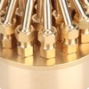 Fountain Nozzle Brass 3 Layers Adjustable Watering Sprayer Pond Sprinkle