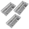 Faridabio Drawer Organizer for Kitchen, Silverware Organizer Cutlery Tray Utensil