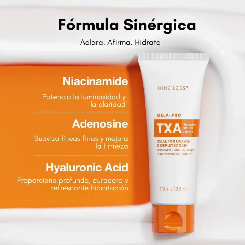 Nineless - Mela-pro Protector Solar De Ácido Tranexámico 100ml -