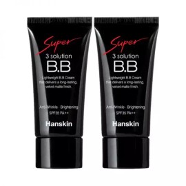 Hanskin 한스킨 수퍼 쓰리 솔루션 비비크림 30ml SPF35 PA++ 1+1 Hanskin Super Three Solution BB Cream 30ml SPF35 PA++ 1+1 [01. Bibi 1+1 [B0009716]]